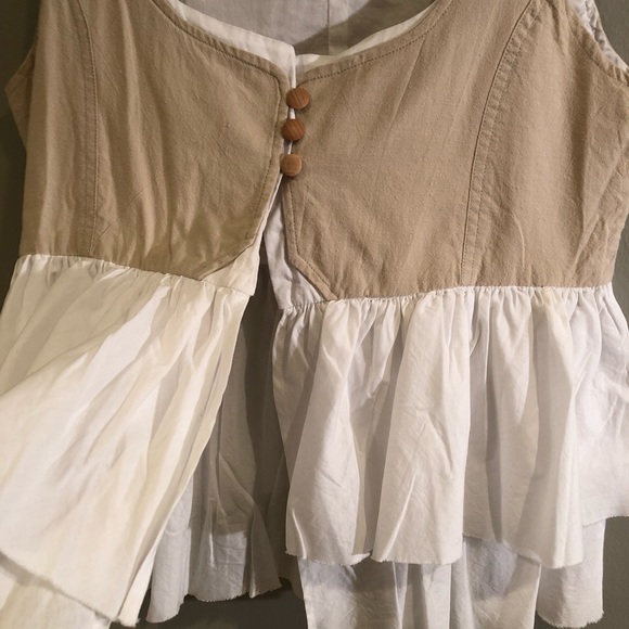 Manquis // White Linen Cotton Blouse - Picture 3 of 3